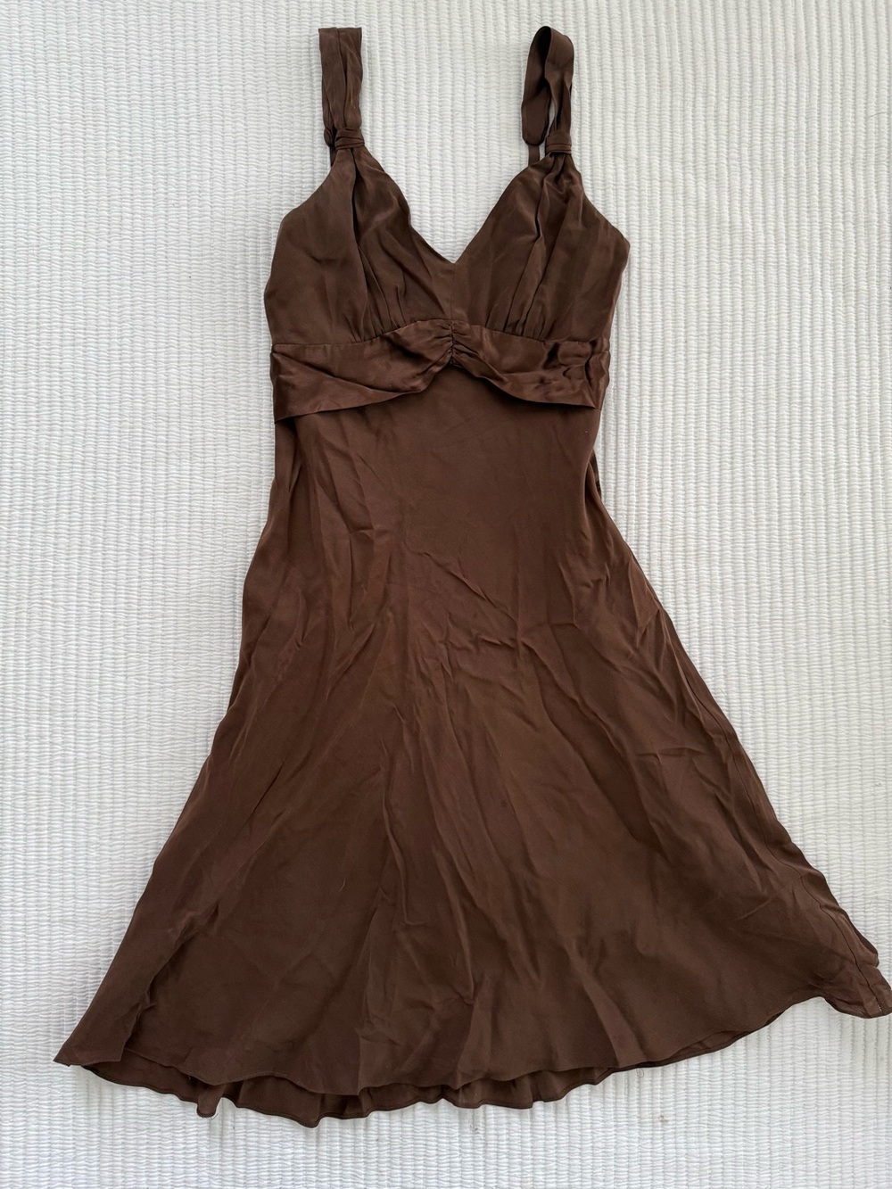 BCBGMaxAzria Brown Midi Dress